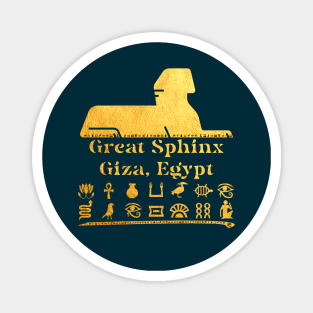 Great Sphinx: Giza, Egypt V02 Magnet